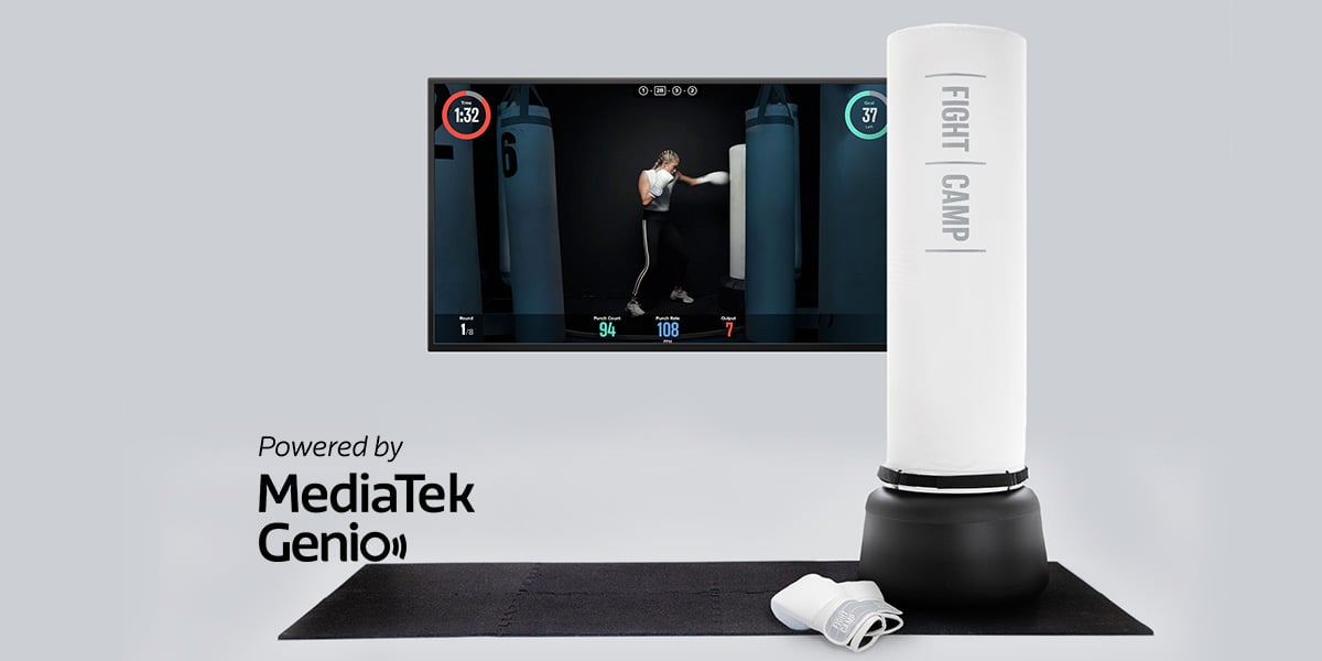Train with FightCamp, powered by MediaTek Genio 350